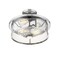 Z-Lite Savannah 2 Light Semi Flush Mount, Chrome & Clear 462SF14-CH - alternate 4